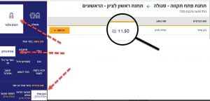 מחיר נסיעה בודדת ברכבת 11.5 שקלים